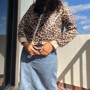 Leopard print jacket